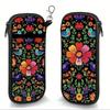PU Leather Printed Coin Purse Zipper Mobile Phone Bag New Zipper Storage Bag  Outdoor Activities