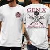 Stampato 1965 Divertente Generazione X Unisex Unisex Magliette La Generazione Badass Cresciuta Dai Teschi Streetwear Manica Corta Ropa Hombre Magliette
