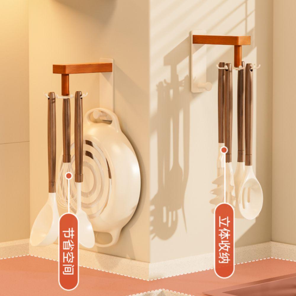 8-Claw Design 8-Claw Kitchen Hanger Multifunctional Utensil Organizer Pans Storage