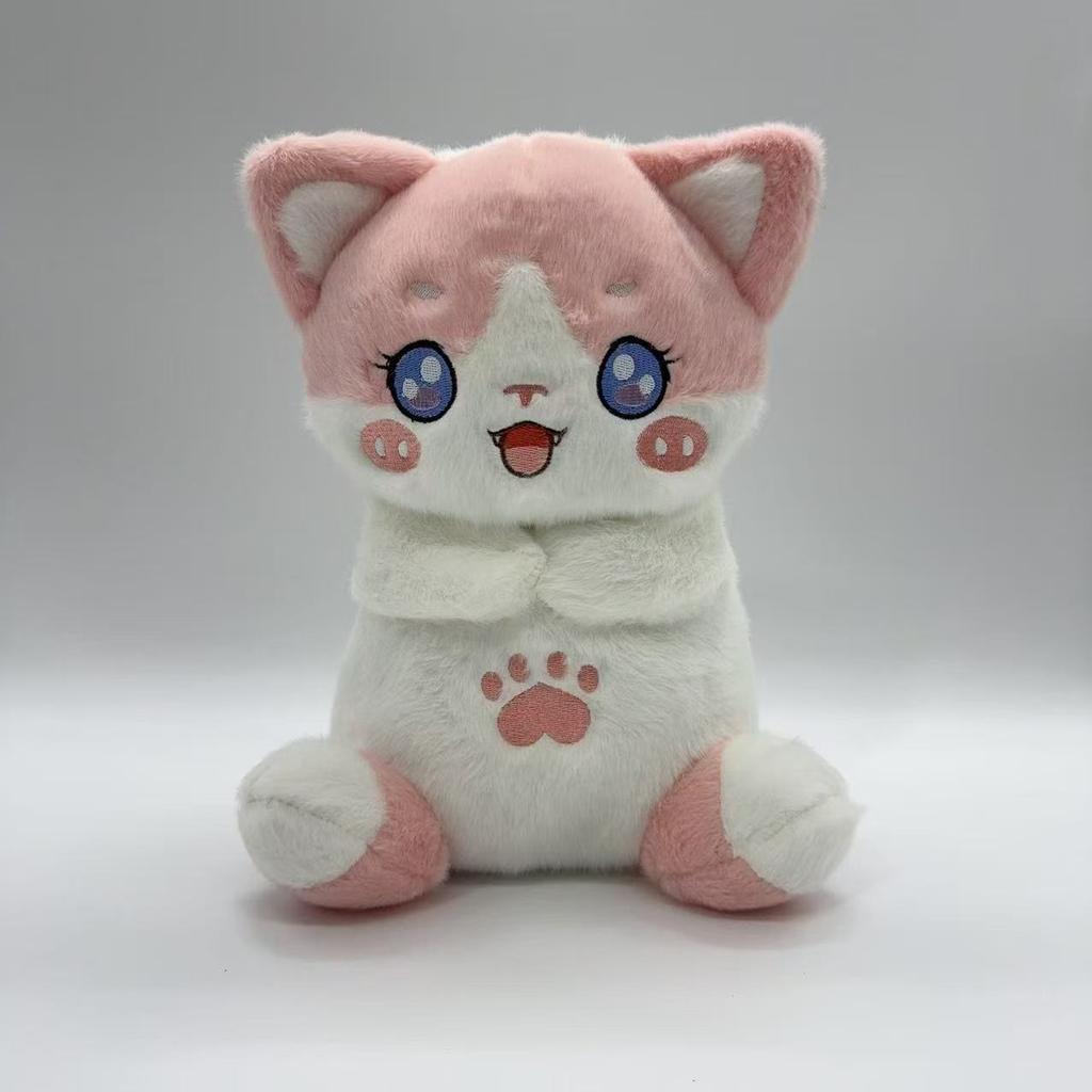 Soft Luminous Breathing Cat Plush Doll Cute Stuffed Animals Kawaii Plush Toy For Adult Home Decor Sleeping Companion Holiday