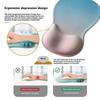 Keyboards Wrist Rest Pad Soft Silicone Mouse Pad Wrist Support Cushion Ergonomic Computer Mouse Pad for Office Laptop