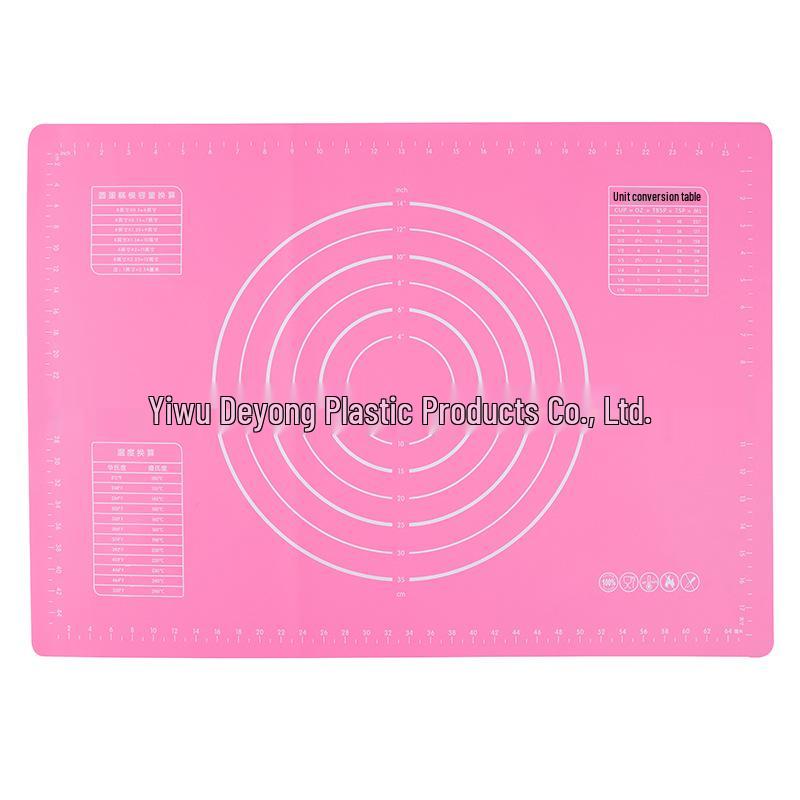 Food-Grade Thickened Silicone Kneading and Baking Mat