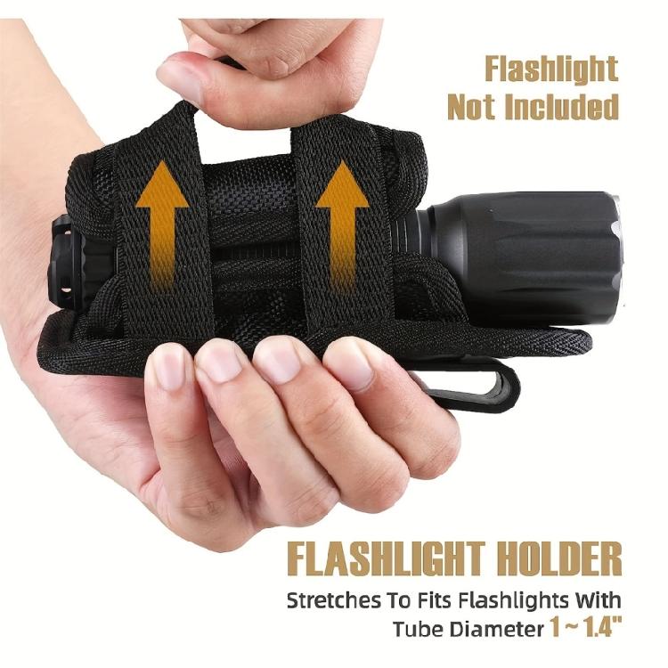 Multifunctional Rotating Clip Holsters Nylon Design Hiking Accessory Pouch Suitable for Camping Tool Emergency Use