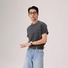 Levis Relaxed Vintage Loose Knit Striped Comfortable Crew Neck Short Sleeve T-Shirt Unisex tops A0637-0191