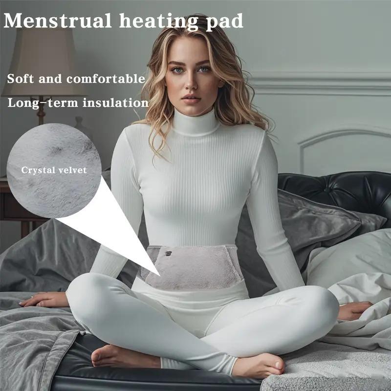 Adjustable Electric Heating Abdomen Belt Cold-Proof Uterus Warmer Winter Hot Compression Heater Menstrual Cramp Warming Pads