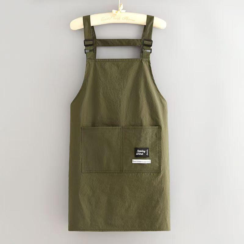Cross Strap Style Waterproof Apron Kitchen Anti-Fouling Cooking Apron Unisex Barber Beauty Salon Cafe Work Apron