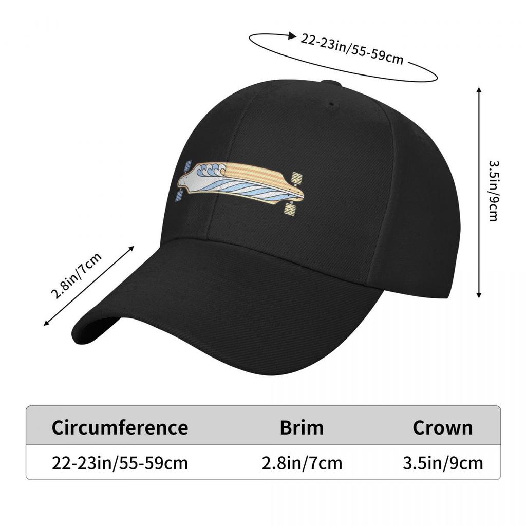 Longboard Summer Baseball Cap Beach Outing Sun Hat For Children Birthday Military Cap Man Girl Men's