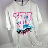 Wave Club Wave Graphic Tee White Pink Blue Size XL