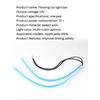 30cm/12inch 2pcs LED DRL Car Daytime Running Light Flexible Waterproof Strip Auto Headlights Brake Flow Lights 12V