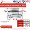 Adjustable Diameter Muffler Pipe Clamp Converter Clip