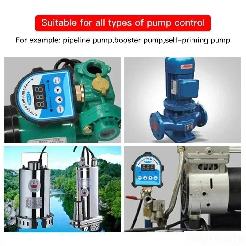 1 Stück 220V 110V Automatischer Elektronischer Digitalanzeige Druckreglerschalter WPC-10 Öl Wasser Druckboosterpumpe Luftkompressor Vakuum