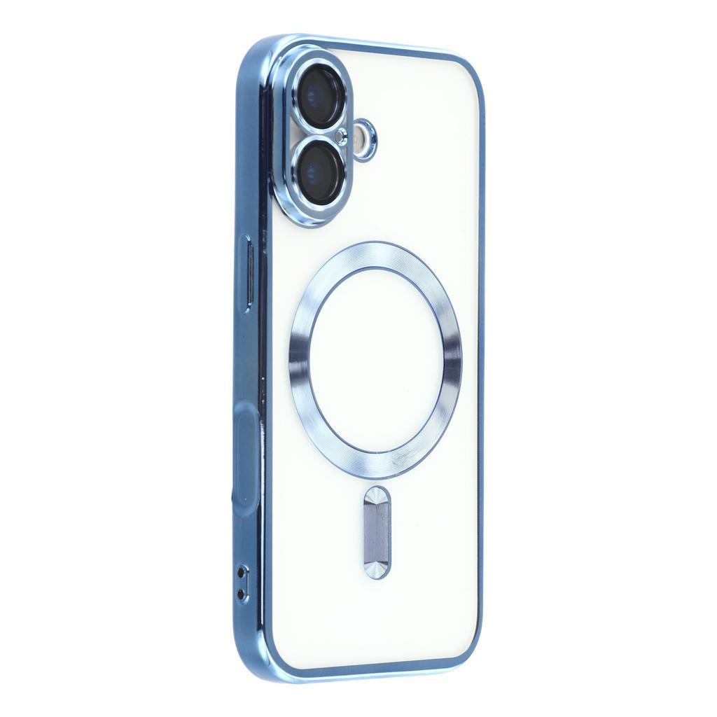 For iPhone 17 Case Compatible with MagSafe Electroplated TPU Phone Cover with Lens Film