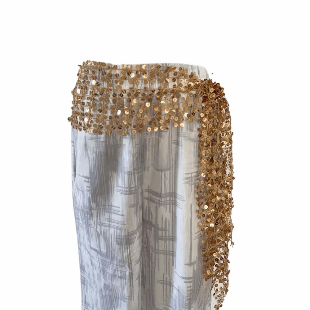 Shiny Sequin Waist Scarf Adjustable Waist Chain  Festival Wear Dance Performance Accessories