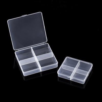 Pp Transparente Aufbewahrungsbox aus Kunststoff, Abgedeckte Angelgerätebox, Ersatzteile, Materialsortierbox, Schmuckstücke, Angelhaken-Finishing-Box.