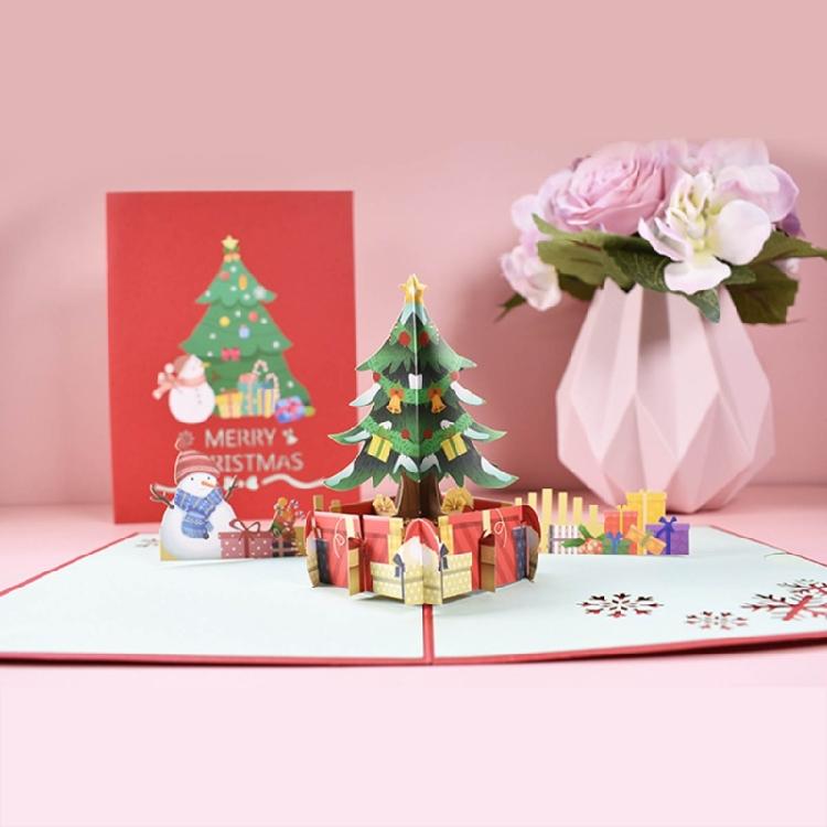 Pop-Up Cards Christmas Party Decorations New Year Greeting Card Party Invitation