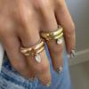Youthway Zirconia Pearl Shiny Stainless Steel Charm Ring Waterproof High Quality Texture Jewelry  Party Gift