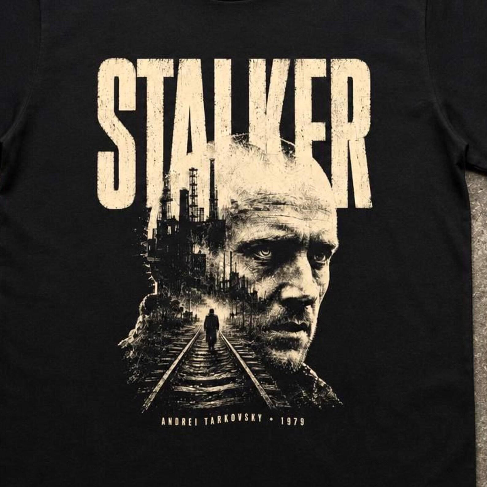 Stalker Shirt, Andrei Tarkovsky Sci Fi Tee, Vintage Arthouse Cinema Apparel, Cult Film Graphic T-Shirt, Cinephile Gift, Dark Academia Top S