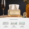 Minimalist European Retro Tissue Box and Baby Wipes Dispenser for Living Room Desktop Storage
