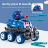 Inertia Impact Transforming Tank Toy For Kids With Shooting Function And Deformation