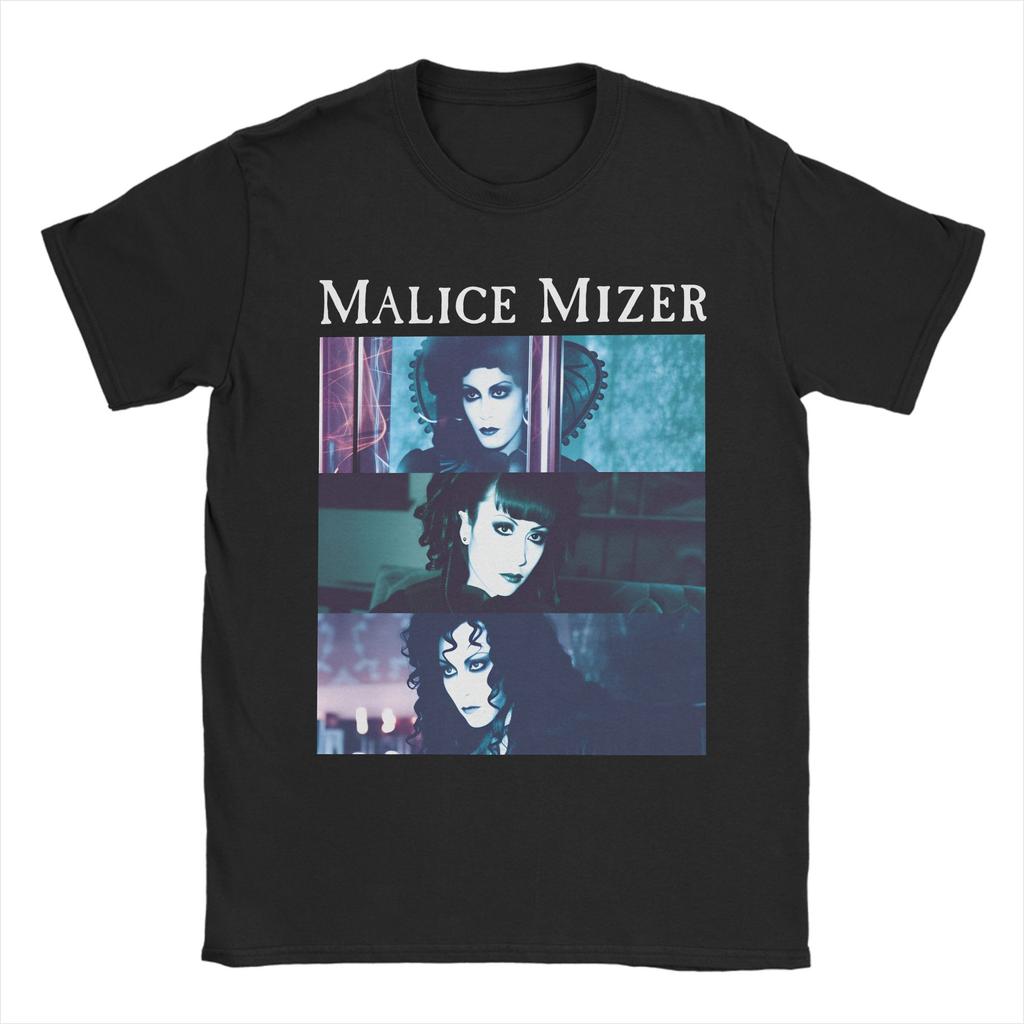 Malice Mizer Band T Shirts Men 100 Cotton Awesome TShirts O Neck Tee Shirt Short Sleeve Clothing Plus Size