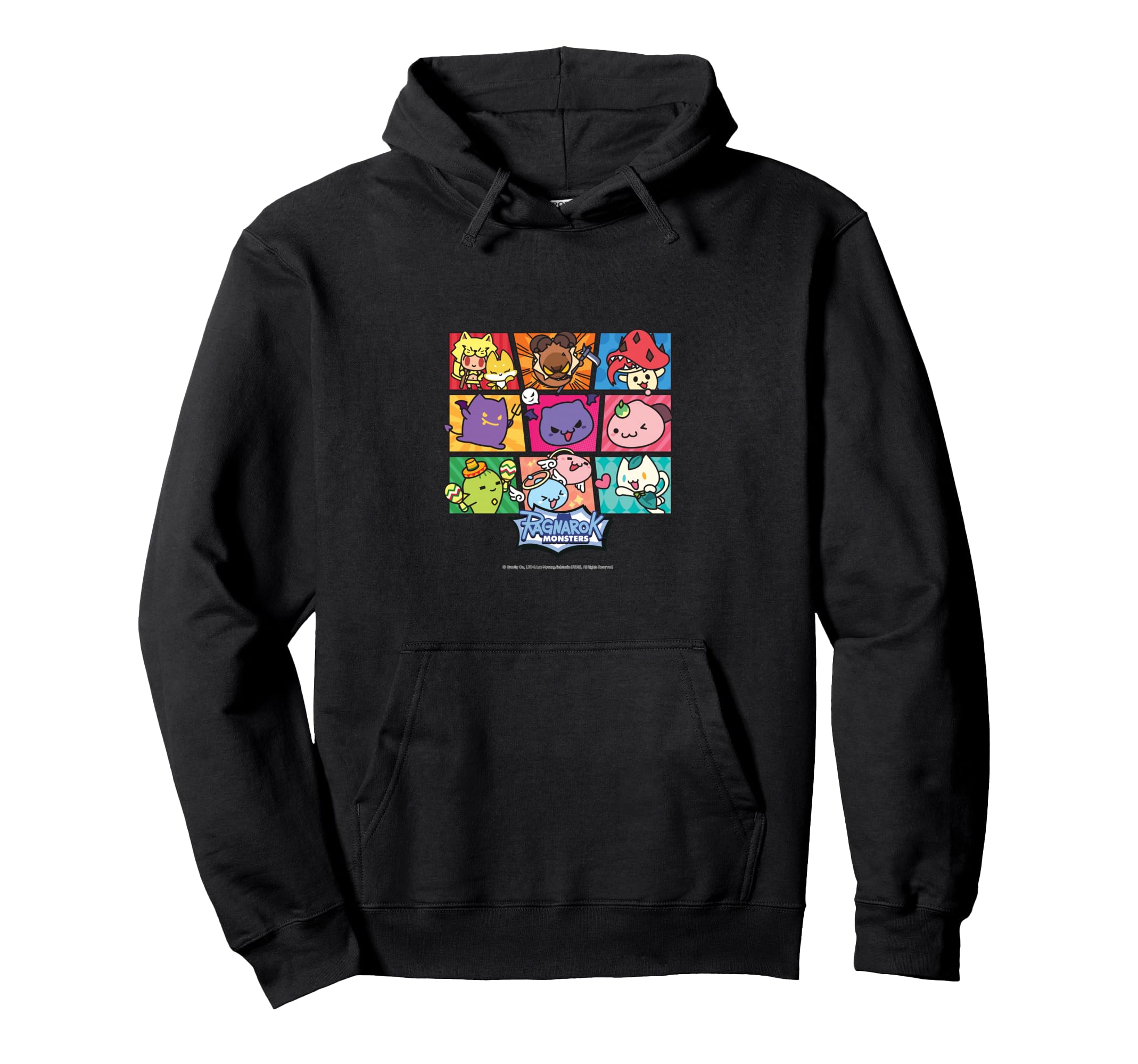 [Limited Edition] Cute Cartoon Grid Character - Ragnarok Hoodie