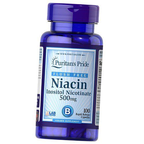 

Ніацин не викликає почервоніння, Niacin 500 Flush Free, Puritan s Pride 100капс (36367195) 100caps