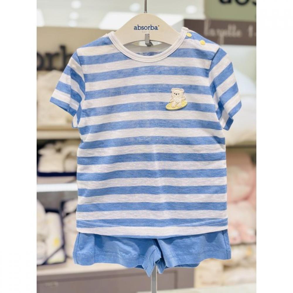 ABSORBA Warry 3/4 Unterwäsche + Blunoble Kurzarm Set A1b10388 A1313081c