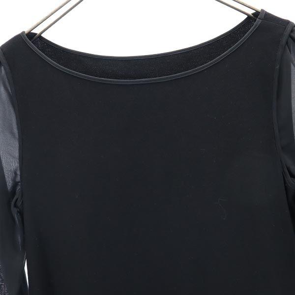 FOXEY NEW YORK made in Japan Long sleeve one piece 38 black Women Used