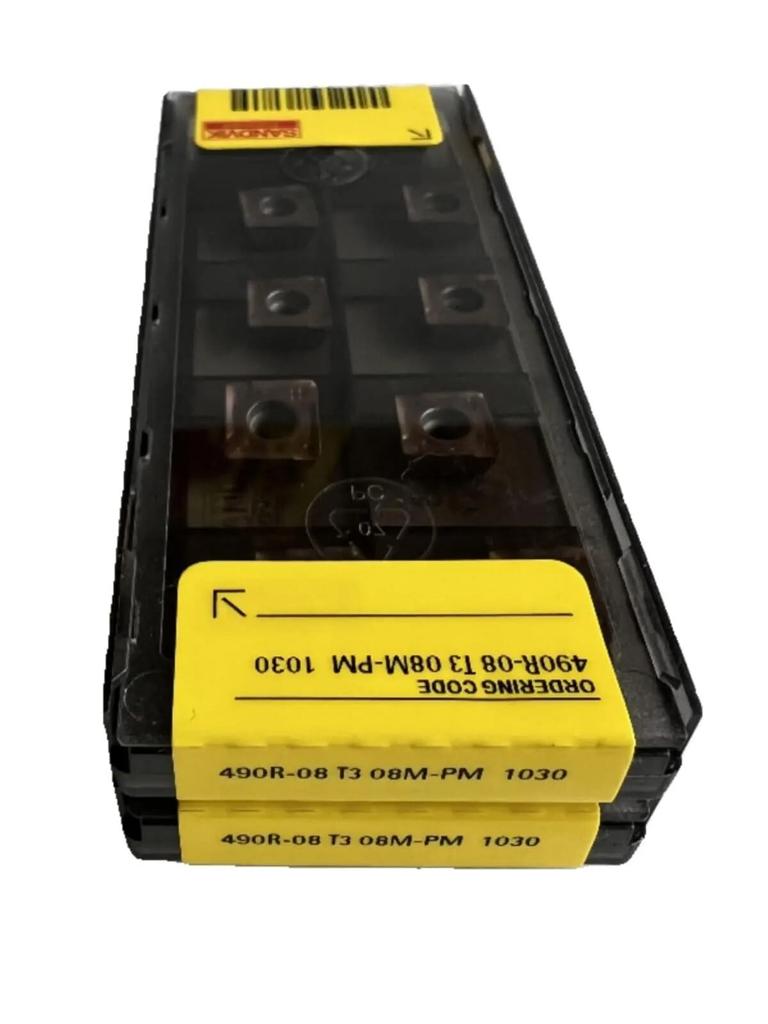 Original Sandvik / 490R-08T308M-PM 1030  / CNC Lathe Carbide Blade 10 PCS