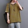 T-shirt for Women Summer Large Size Cotton T-shirt Soft Loose Printed Casual Comfortable Pullover T-shirt Top