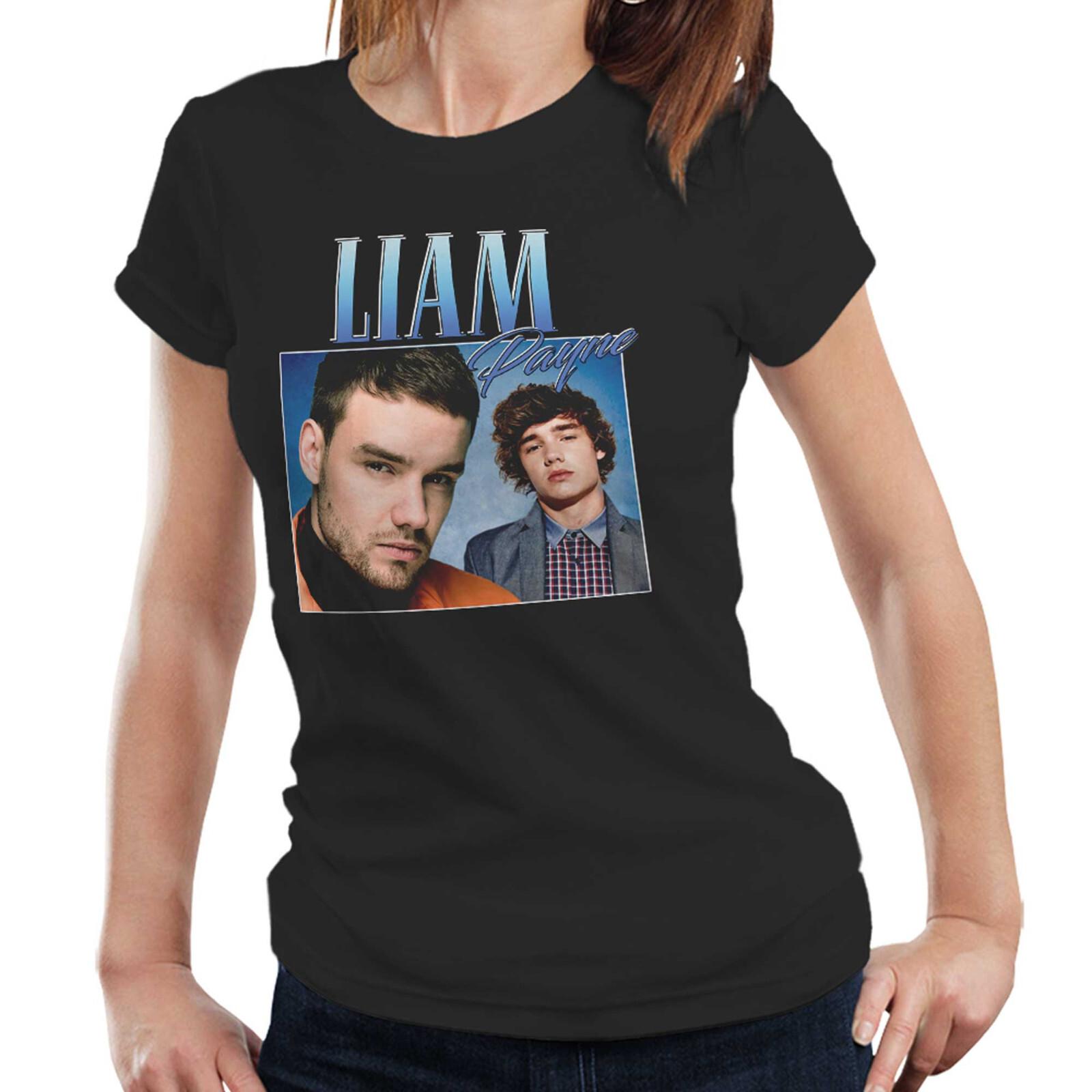Футболка Liam Payne Appreciation Полуприлегающая Женская Оммаж 1D Музыкальное Направление 4XL