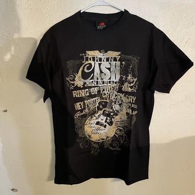 Band T-Shirt - JOHNNY CASH - Man In Black - Medium