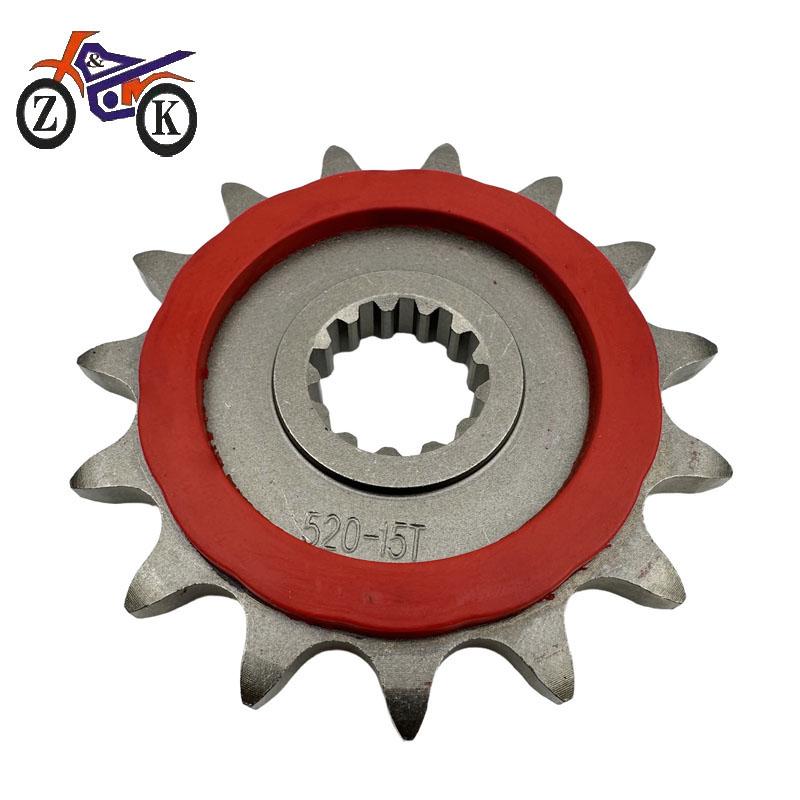1PCS Motorbike Sprocket Accessories 520 Chain 15T Motorcycle Front Sprocket For Zontes ZT250 ZT310 ZT250-S GK350 ZT310-X 520-15t
