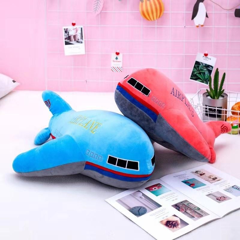 Plush Airplane Toy Cartoon Stuffed Dolls Kids Gift Home Decorations Bedroom