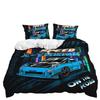 Three-Piece Racing Off-Road Vehicle Quilt Cover Two-Piece Bedding Kit For Boys