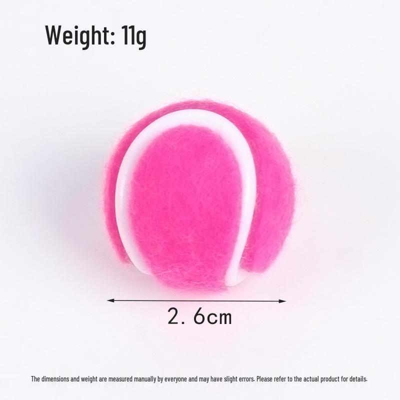 Mini Plush Tennis Ball Keychain - Creative DIY Sports Bag Pendant and Photography Prop