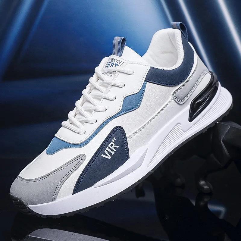 Buty do biegania dla młodzieży na zewnątrz z niską cholewką, pasujące do wszystkiego, z grubą podeszwą, buty podróżne, buty męskie 2025 nowe buty sportowe rekreacyjne
