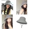 Fisherman Hat Women Sun Protection With Embroidered Dragon Pattern For Summer Sunshade
