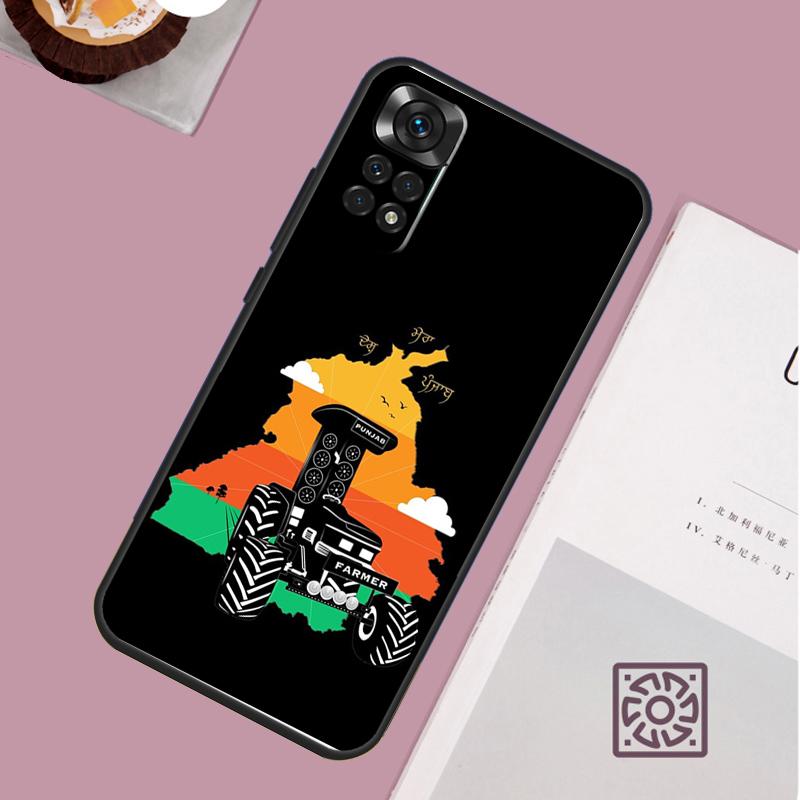 Punjab Map Outline Case For Xiaomi Redmi Note 14 Pro 13 12 11 10 15 Pro Plus Redmi 15 15C 14C 13C 10C 12C Cover