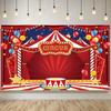 Circus Party Background Cloth Theme Party Decoration Background Circus Party Background