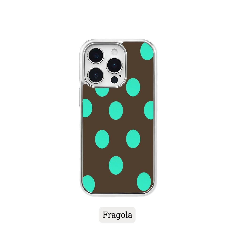 Fragola Luxury Polka Dots Phone Case for iPhone 17 16e 16 15 14 13 12 11 Pro Max X XR XSMAX 8 7 Air Plus Clear Soft Back Cover