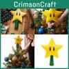 Bros Mario Super Star Light Light Up Holiday Xmas Tree Topper Decor Party Lamp