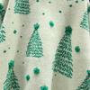 Christmas Red Turtleneck Sweater Women's Autumn Winter Vintage Casual Loose Pullovers Long Sleeve Christmas Tree Knitted Tops