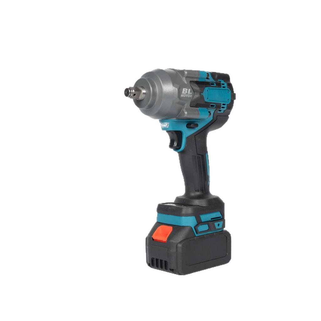 High Torque 1000N Electric Impact Wrench with Lithium Battery for Household Use
