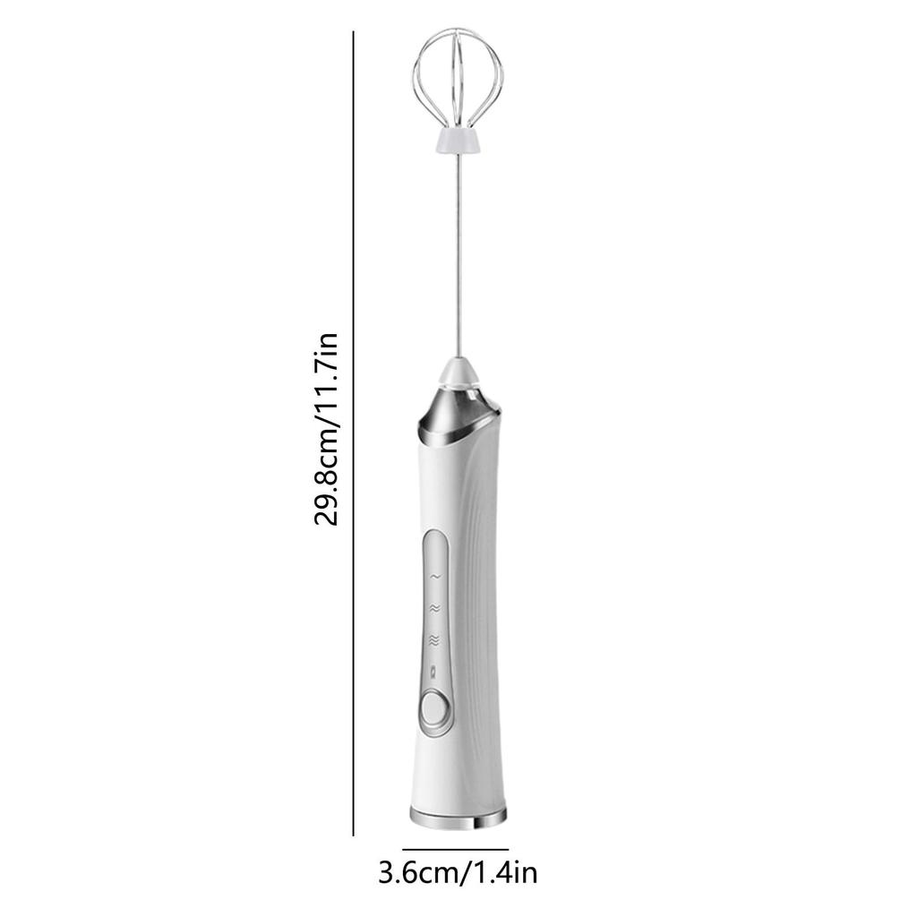 Coffee frother handheld milk frother white