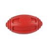 Roter Quietschender Rugbyball Hundespielzeug TPR Kauspielzeug für Zahnen & Langeweile Linderung Haustier Langeweile-Killer Spielzeug für Draußen & Alleinigen Spaß