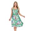 Elegant Women's Summer Sleeveless Floral Beach Dress Perfect For Holiday Occasions Size S-5xl