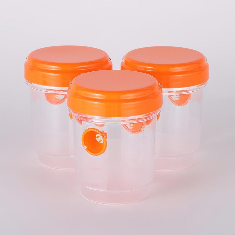 Clear Plastic Outdoor Insect Trap with Lid Fruit Fly Wasp Catcher Transparent Reusable Pest Control Tool for Home Garden Yard