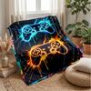 Vibrant Neon Fist Art Theme blanket Lightweight Warm Flannel Blanket Decorative Throw Blanket for Home Decoration