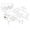 Sale Black Fuel Tank Switch Trunk Lid Switch Button for Hyundai Sonata 2011-2014